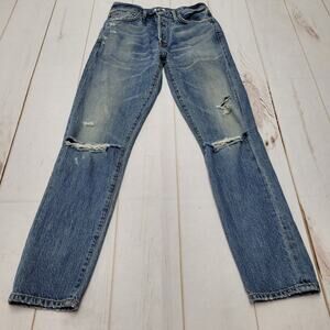 Citizens of Humanity COH Liya high rise classic fit straight crop jeans